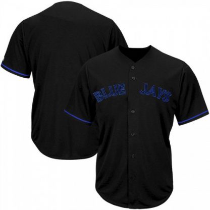 Toronto Toronto Blue Jays Majestic Big & Tall Pop Fashion Jersey Black
