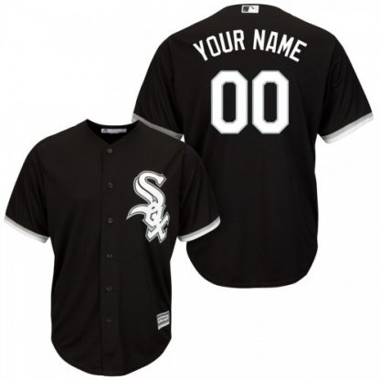 Chicago White Sox Majestic Cool Base Custom Jersey Black