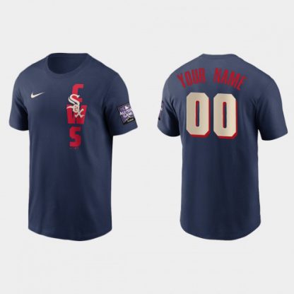 Chicago White Sox Custom Men's 2021 Mlb All Star Game Navy T-Shirt