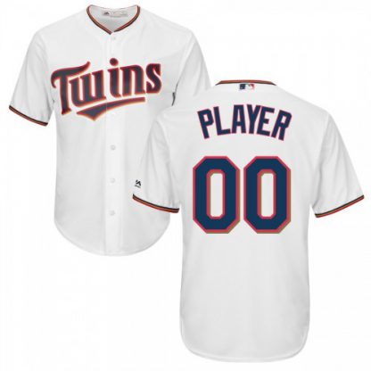 Minnesota Twins Majestic Cool Base Custom Jersey White