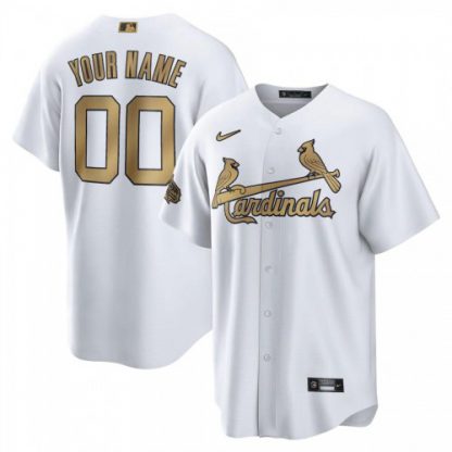 St. Louis Cardinals Custom Men's Nike White 2022 MLB All-Star Game Replica Jersey