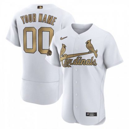 St. Louis Cardinals Custom Men's Nike White 2022 MLB All-Star Game Authentic Jersey