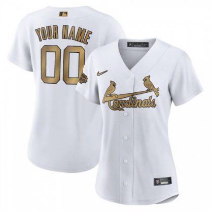 St. Louis Cardinals Custom Men's Nike White 2022 MLB All-Star Game Replica Jersey