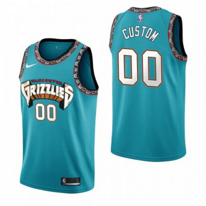 Memphis Grizzlies Custom 1988-89 Retro Hardwood Classics Stitched NBA Jersey