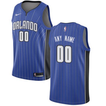 Men's Nike Magic Personalized Swingman Royal Blue NBA Icon Edition Jersey