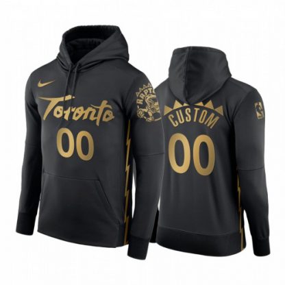 Nike Raptors Custom Men's 2019-20 Black City Edition NBA Hoodie