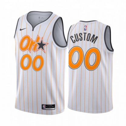 Men's Nike Magic Personalized White NBA Swingman 2020-21 City Edition Jersey