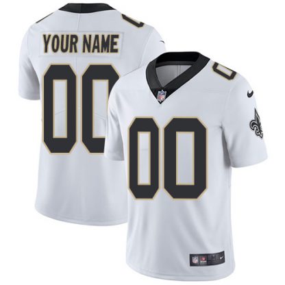 Nike New Orleans Saints Customized White Stitched Vapor Untouchable Limited Men's NFL Jersey