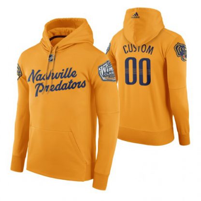 Adidas Predators Custom Men's Yellow 2020 Winter Classic Retro NHL Hoodie