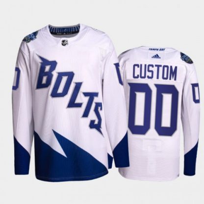 Adidas Lightning Custom Men's 2022 Stadium Series Authentic NHL Jersey - White