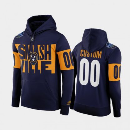 Adidas Predators Custom 2022 Stadium Series NHL Hoodie - Smashville Navy