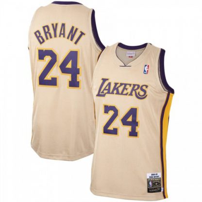 Mitchell & Ness Los Angeles Los Angeles Lakers #24 Kobe Bryant Hardwood Classics 2008-09 Authentic Stitched NBA Jersey White