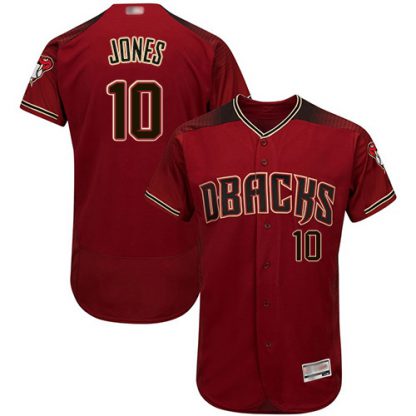 Arizona Diamondbacks #10 Adam Jones Sedona Red Flexbase Authentic Collection Stitched MLB Jersey
