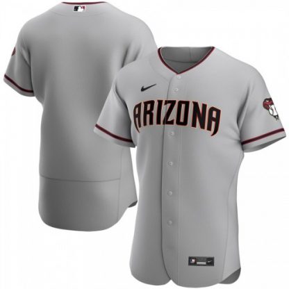 Arizona Arizona Diamondbacks Men's Nike Gray Road 2020 Authentic MLB Team Jersey