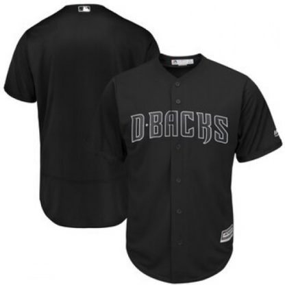 Arizona Arizona Diamondbacks Blank Majestic 2019 Players' Weekend Cool Base Team Jersey Black