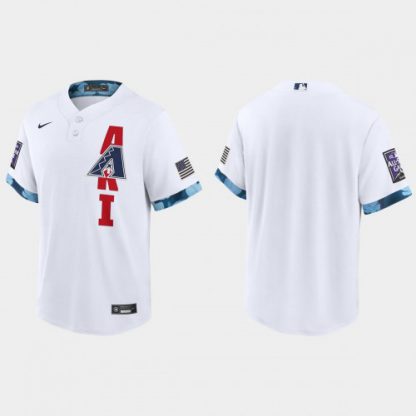 Arizona Arizona Diamondbacks 2021 Mlb All Star Game Fan's Version White Jersey