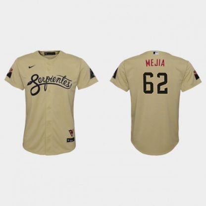Arizona Arizona Diamondbacks #62 Humberto Mejia Youth Nike 2021 City Connect MLB Jersey Gold