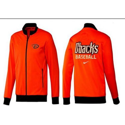 MLB Arizona Arizona Diamondbacks Zip Jacket Orange_2