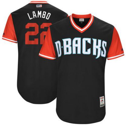 Arizona Diamondbacks #22 Jake Lamb Black "Lambo" Players Weekend Authentic Stitched MLB Jersey