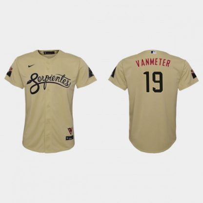 Arizona Arizona Diamondbacks #19 Josh Vanmeter Youth Nike 2021 City Connect MLB Jersey Gold