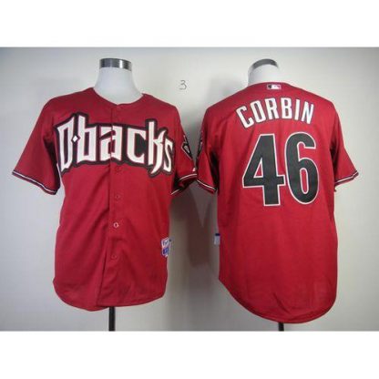 Arizona Diamondbacks #46 Patrick Corbin Red Cool Base Stitched MLB Jersey
