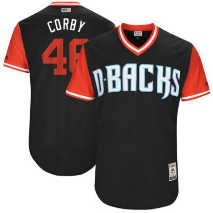 Arizona Diamondbacks #46 Patrick Corbin Black "Corby" Players Weekend Authentic Stitched MLB Jersey