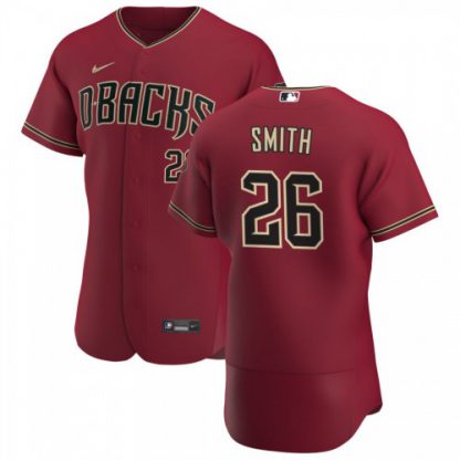 Arizona Arizona Diamondbacks #26 Pavin Smith Men's Nike Crimson Authentic Alternate Team MLB Jersey