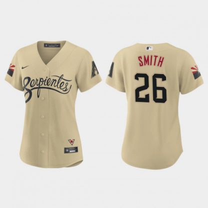 Arizona Arizona Diamondbacks #26 Pavin Smith Women's Nike 2021 City Connect MLB Jersey Gold