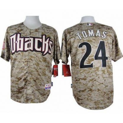 Arizona Diamondbacks #24 Yasmany Tomas Camo Cool Base Stitched MLB Jersey