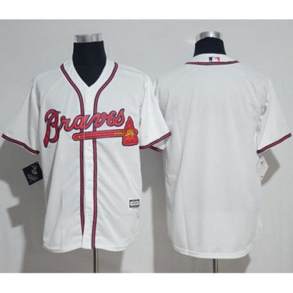 Atlanta Braves Blank White New Cool Base Stitched MLB Jersey