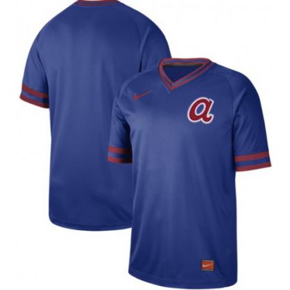 Nike Atlanta Braves Blank Royal Authentic Cooperstown Collection Stitched MLB Jersey