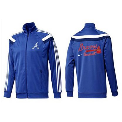 MLB Atlanta Atlanta Braves Zip Jacket Blue_3
