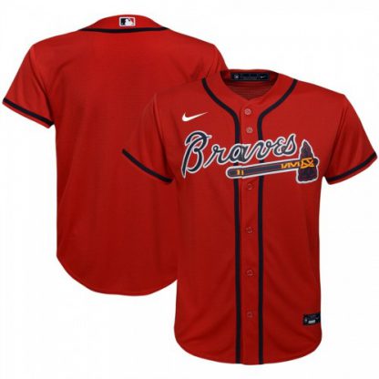 Atlanta Atlanta Braves Nike Youth Alternate 2020 MLB Team Jersey Red