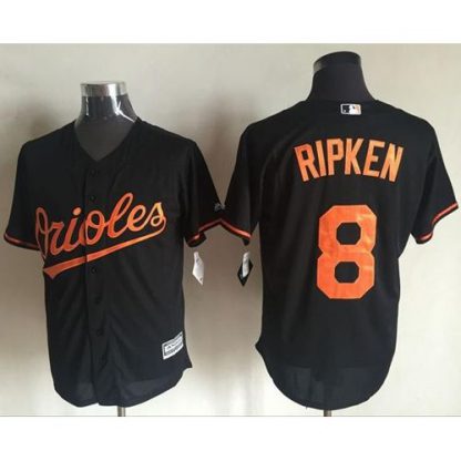 Baltimore Orioles #8 Cal Ripken Black New Cool Base Stitched MLB Jersey