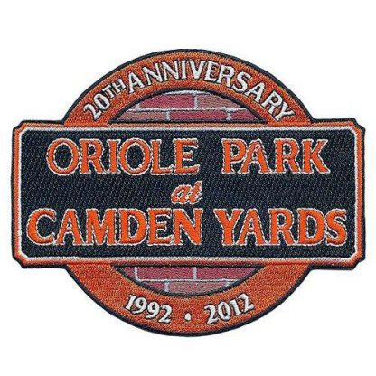 Stitched Baltimore Baltimore Orioles 20th Anniversary Jersey Patch