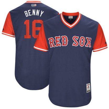 Boston Red Sox #16 Andrew Benintendi Navy "Benny" Players Weekend Authentic Stitched MLB Jersey