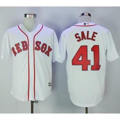 Boston Red Sox #41 Chris Sale White New Cool Base Stitched MLB Jersey