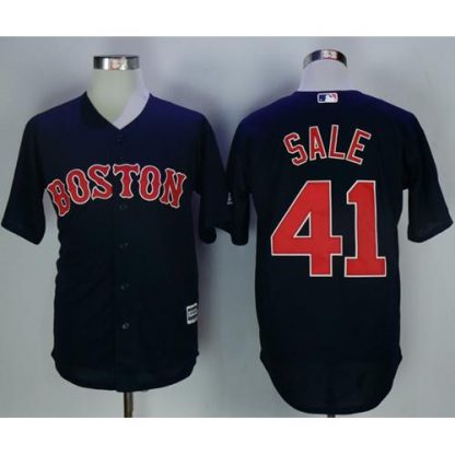 Boston Red Sox #41 Chris Sale Navy Blue New Cool Base Stitched MLB Jersey