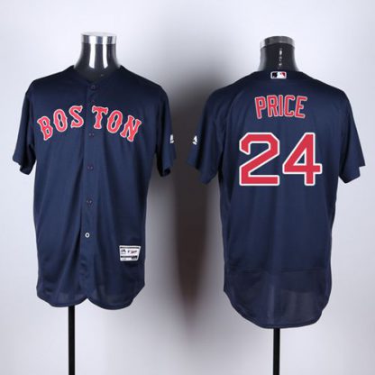 Boston Red Sox #24 David Price Navy Blue Flexbase Authentic Collection Stitched MLB Jersey