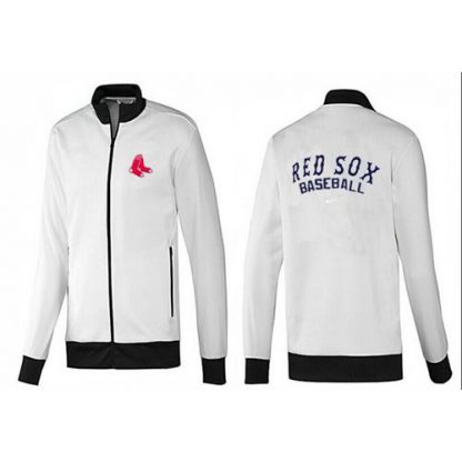 MLB Boston Boston Red Sox Zip Jacket White