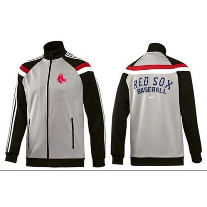 MLB Boston Boston Red Sox Zip Jacket Grey