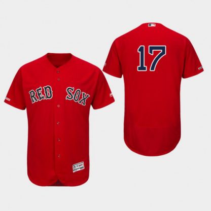 Boston Red Sox #17 Nathan Eovaldi Red Flexbase Authentic Collection Stitched MLB Jersey