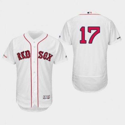 Boston Red Sox #17 Nathan Eovaldi White Flexbase Authentic Collection Stitched MLB Jersey