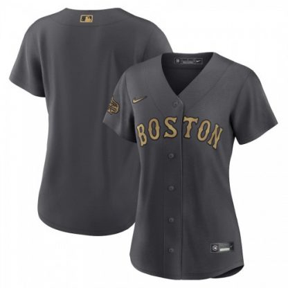 Boston Boston Red Sox Blank Women's Nike Charcoal 2022 MLB All-Star Game Replica Jersey