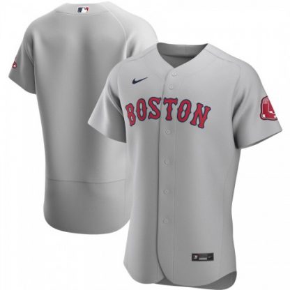 Boston Boston Red Sox Men's Nike Gray Road 2020 Authentic Official Team MLB Jersey