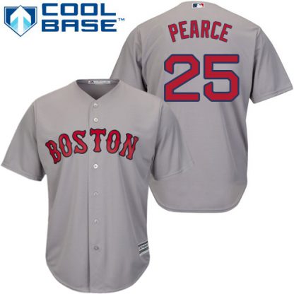 Boston Red Sox #25 Steve Pearce Grey New Cool Base Stitched MLB Jersey