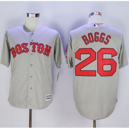 Boston Red Sox #26 Wade Boggs New Grey Cool Base Stitched MLB Jersey
