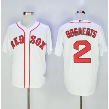Boston Red Sox #2 Xander Bogaerts White New Cool Base Stitched MLB Jersey