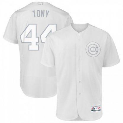 Chicago Chicago Cubs #44 Anthony Rizzo Tony Majestic 2019 Players' Weekend Flex Base Authentic Player Jersey White