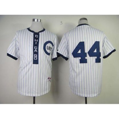 Chicago Cubs #44 Anthony Rizzo White 1909 Turn Back The Clock Stitched MLB Jersey